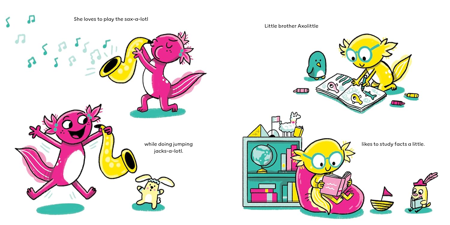 Axolotl And Axolittle by Hitchman. Jess; Rebar. Sarah 9781464237904_4