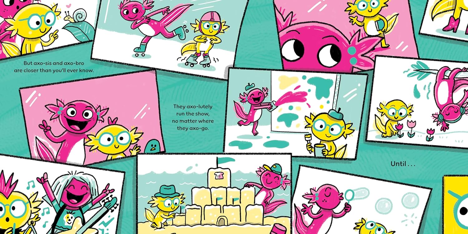 Axolotl And Axolittle by Hitchman. Jess; Rebar. Sarah 9781464237904_6