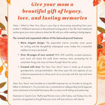 "Mom, I Want To Hear Your Story" A Guided Journal By Mason, Jeffrey by Paperback 20 9781464251412_1