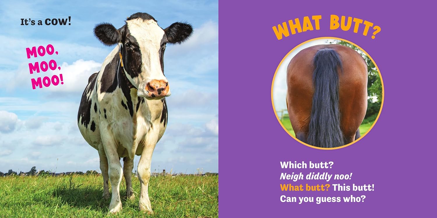 What Butt?: Farm Animals (Board Book) by Lavelle. Kari 20 9781464255205_1
