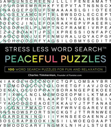 Stress Less Word Search by Peaceful Puzzles: 100 Word Search Puzzles For Fun And 9781507200209_1370e6e1-2a1b-47c2-aea4-79068aedea67