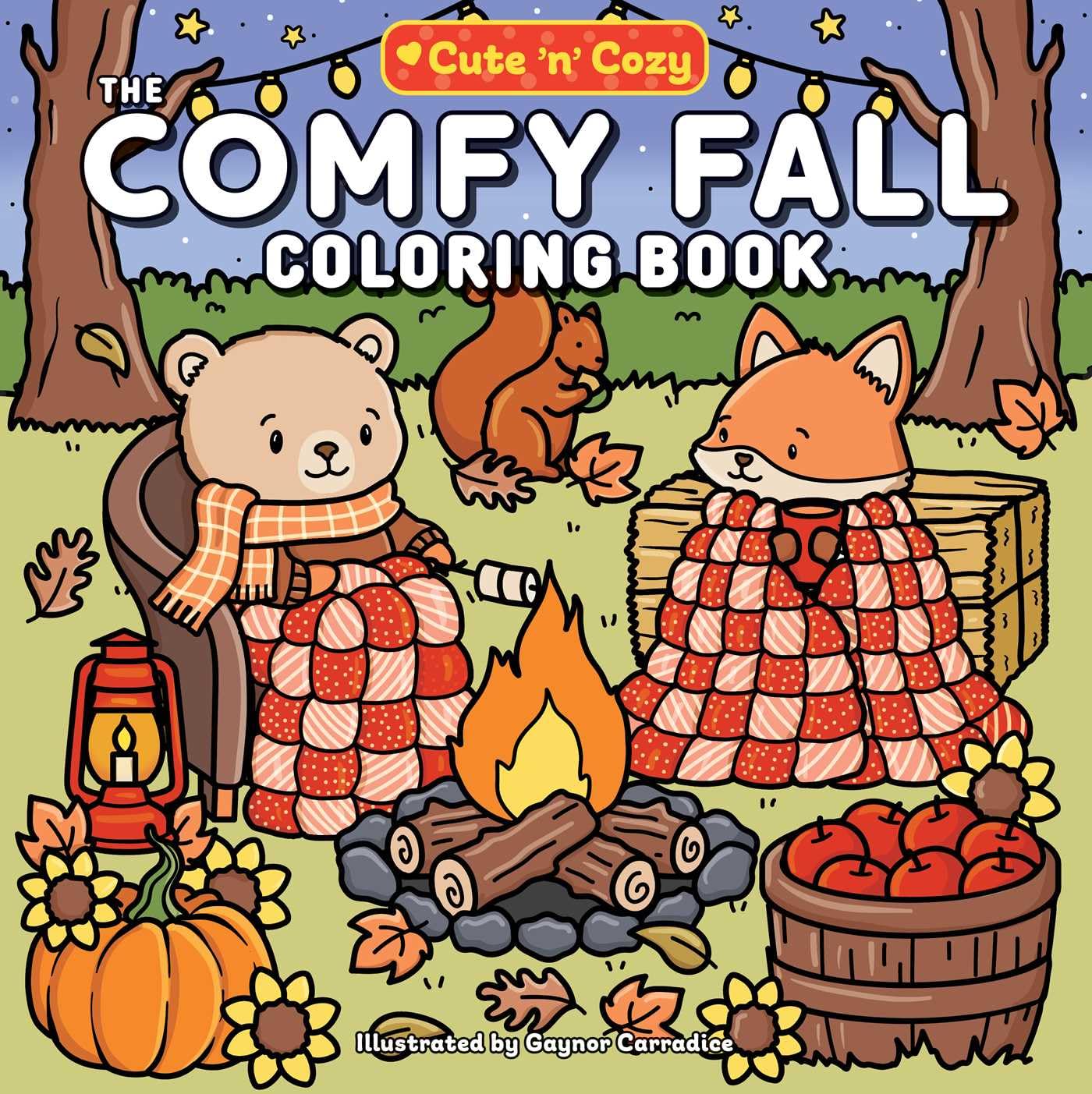 The Comfy Fall Coloring Book by Carradice. Gaynor 9781507224298