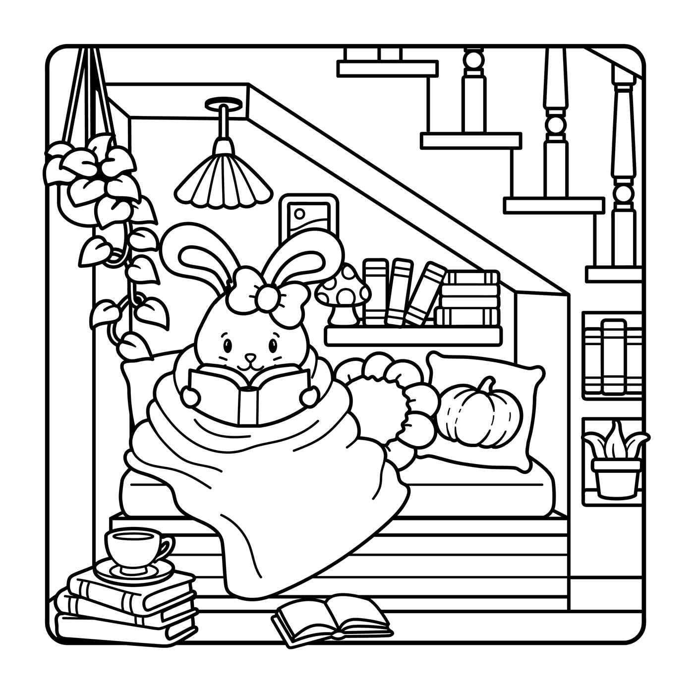 The Comfy Fall Coloring Book by Carradice. Gaynor 9781507224298_6