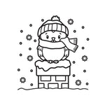 Winter Wonder Mini Coloring Book (Cute And Cozy) by Gaynor. Carradice 9781507225431_3