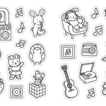 Cute 'N' Cozy Color Your Own Stickers: 500+ Stickers To Color, Stick, And Share! 20 9781507225479_4