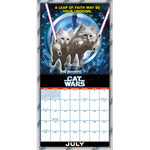 2027 Cat Wars Wall Calendar 12X12 20 9781513961107_1