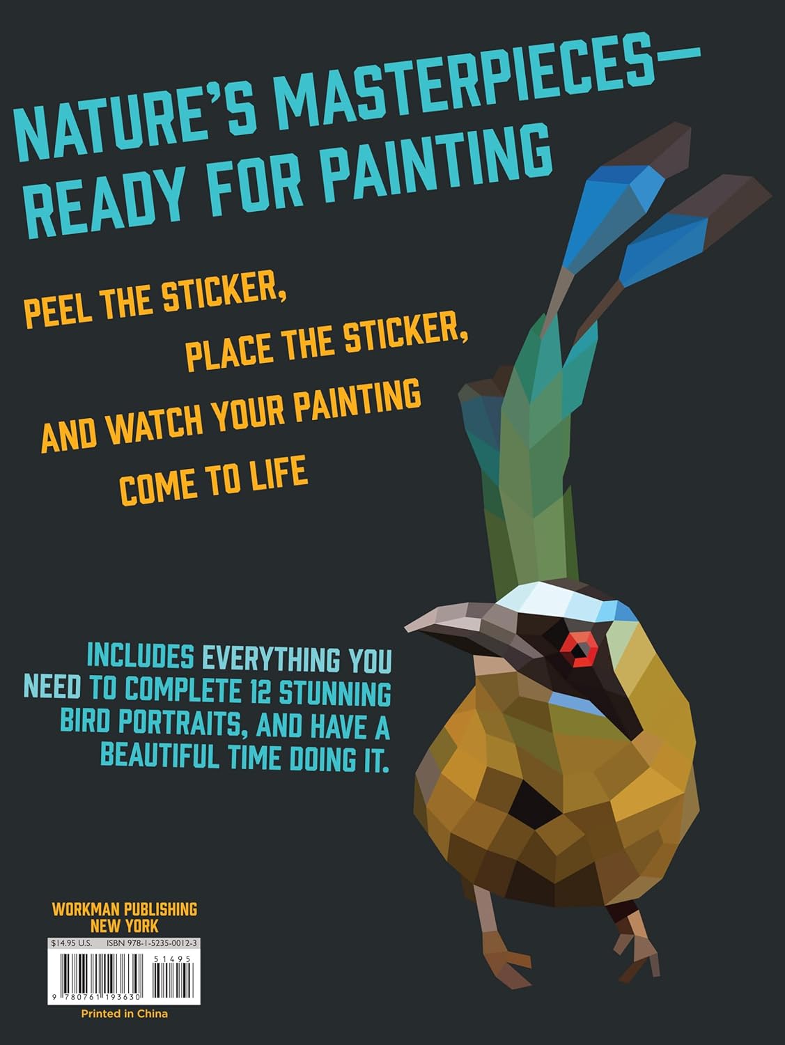 Paint By Sticker: Birds -Workman 9781523500123_1