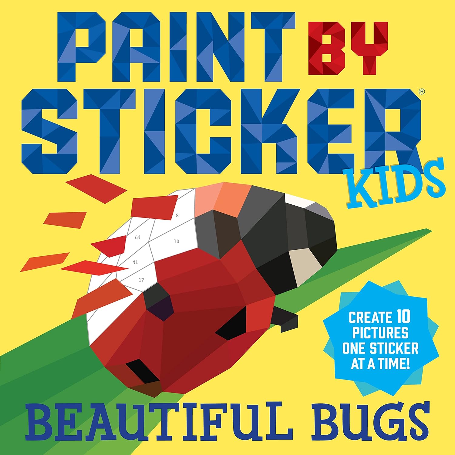 Paint By Sticker Kids: Beautiful Bugs -Workman 9781523502950_6567fa9a-2780-4092-9527-36ea0cf11404