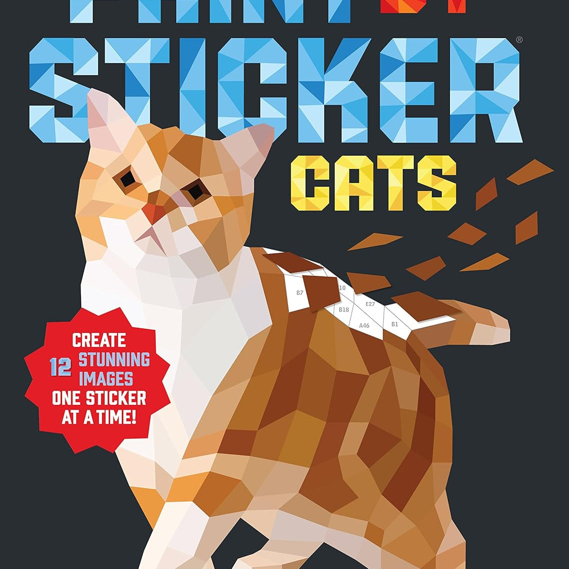 Paint By Sticker: Cats -Workman 9781523504480_cbc0f551-5b04-423f-b838-9e8073cb693d
