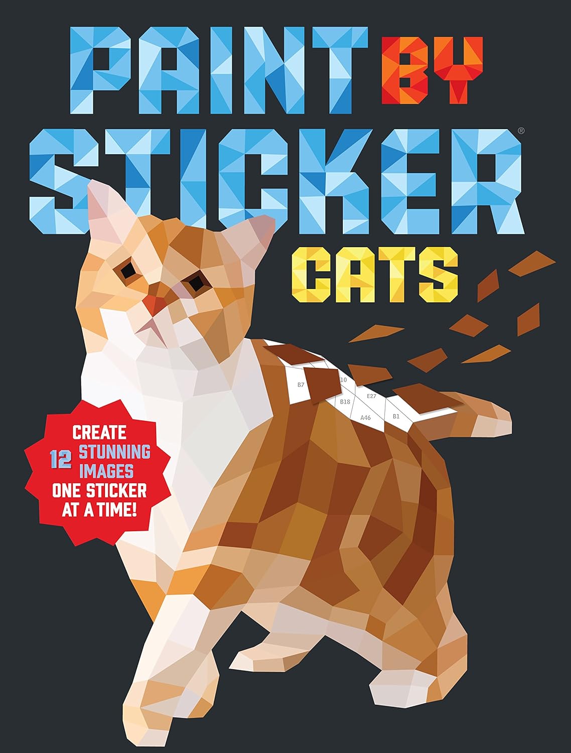 Paint By Sticker: Cats -Workman 9781523504480_cbc0f551-5b04-423f-b838-9e8073cb693d