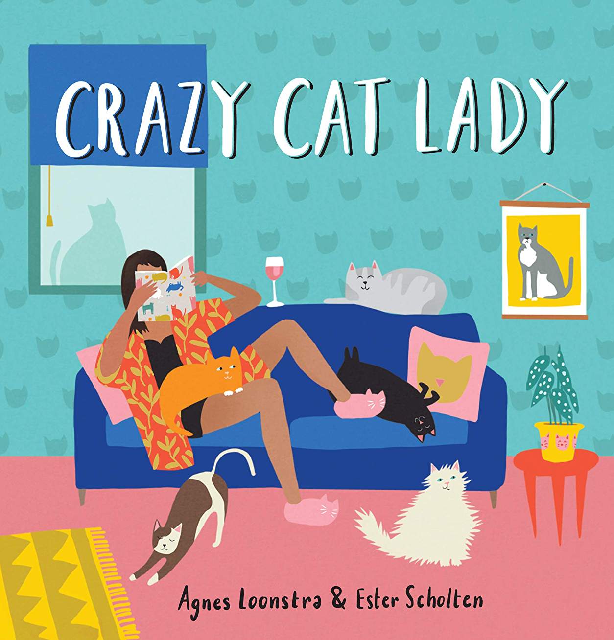 Crazy Cat Lady Loonstra. Agnes Humor 9781523505579_7876191b-fe57-4ef5-8099-47c9d6767442