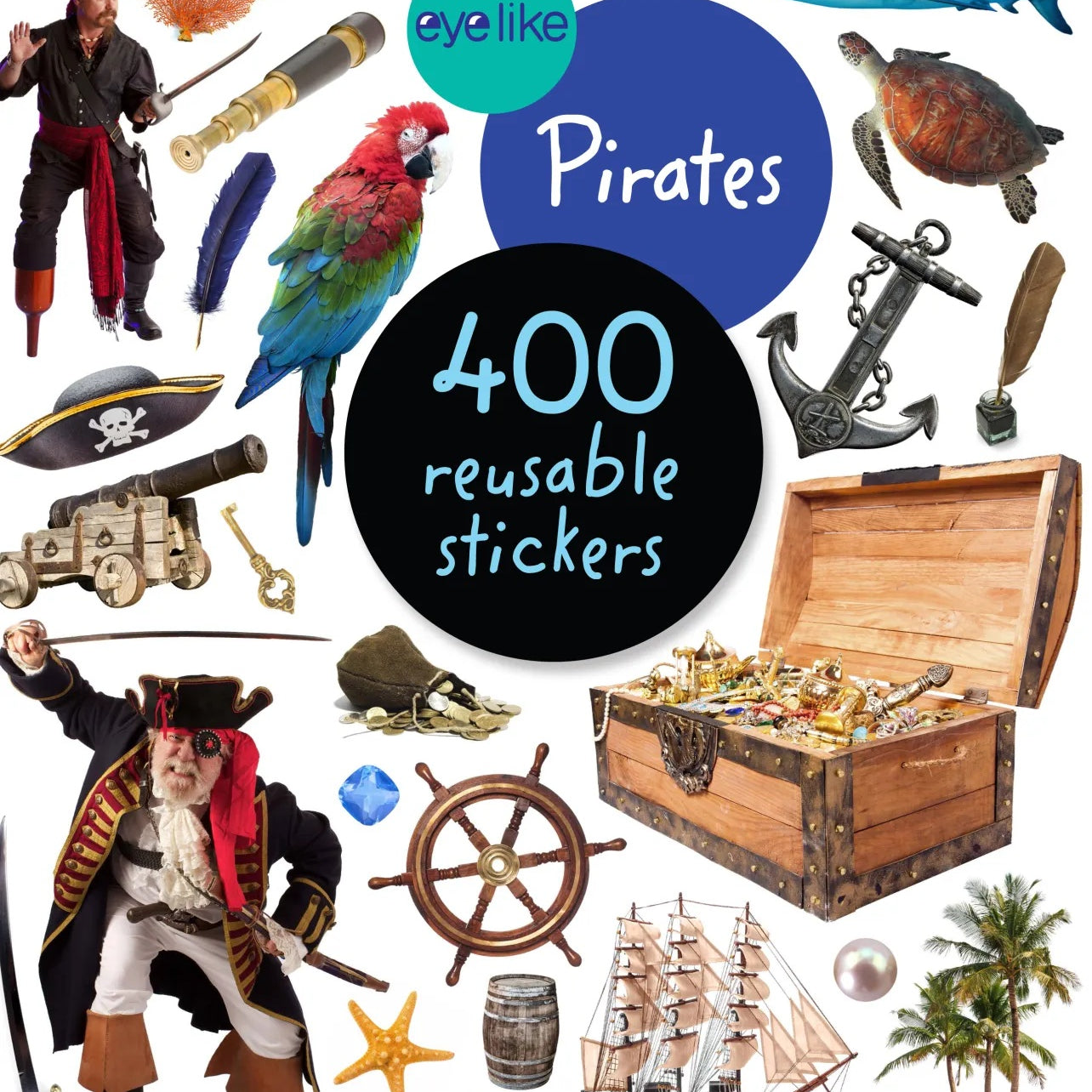 EYELIKE STICKERS PIRATES 9781523506262