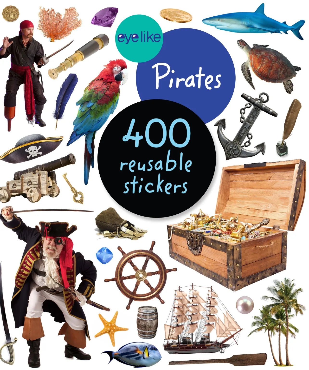 EYELIKE STICKERS PIRATES 9781523506262
