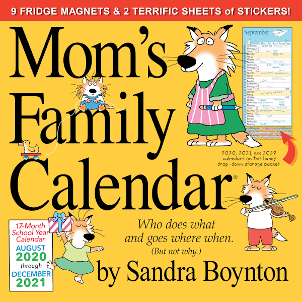 MOM's FAMILY WALL CALENDAR 2021 9781523508198