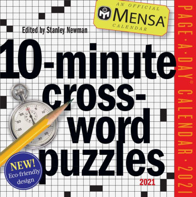 MENSA 10-MINUTE CROSSWORD PUZZLES PAGE-A-DAY CALENDAR 2021 9781523508570_2db4867e-7d84-477b-a341-a5496856a00f