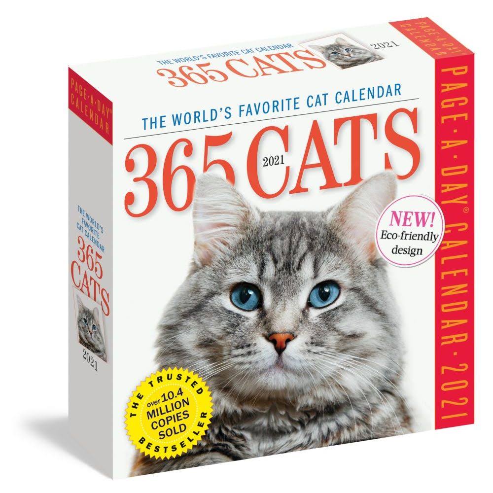365 CATS PAGE-A-DAY CALENDAR 2021 9781523508594