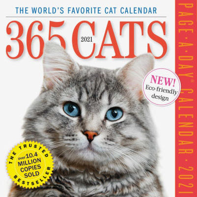 365 CATS PAGE-A-DAY CALENDAR 2021 9781523508594