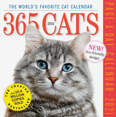 365 CATS PAGE-A-DAY CALENDAR 2021 9781523508594