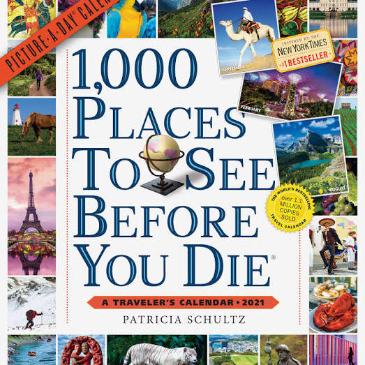 1000 PLACES TO SEE PICTURE-A-DAY WALL CALENDAR 2021 9781523509126