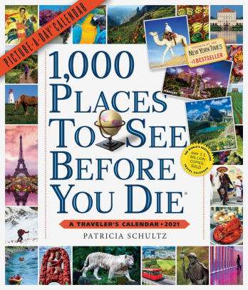 1000 PLACES TO SEE PICTURE-A-DAY WALL CALENDAR 2021 9781523509126