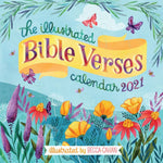 ILLUSTRATED BIBLE VERSES WALL CALENDAR 2021 9781523509836
