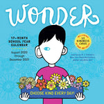 WONDER WALL CALENDAR 2021 9781523509959