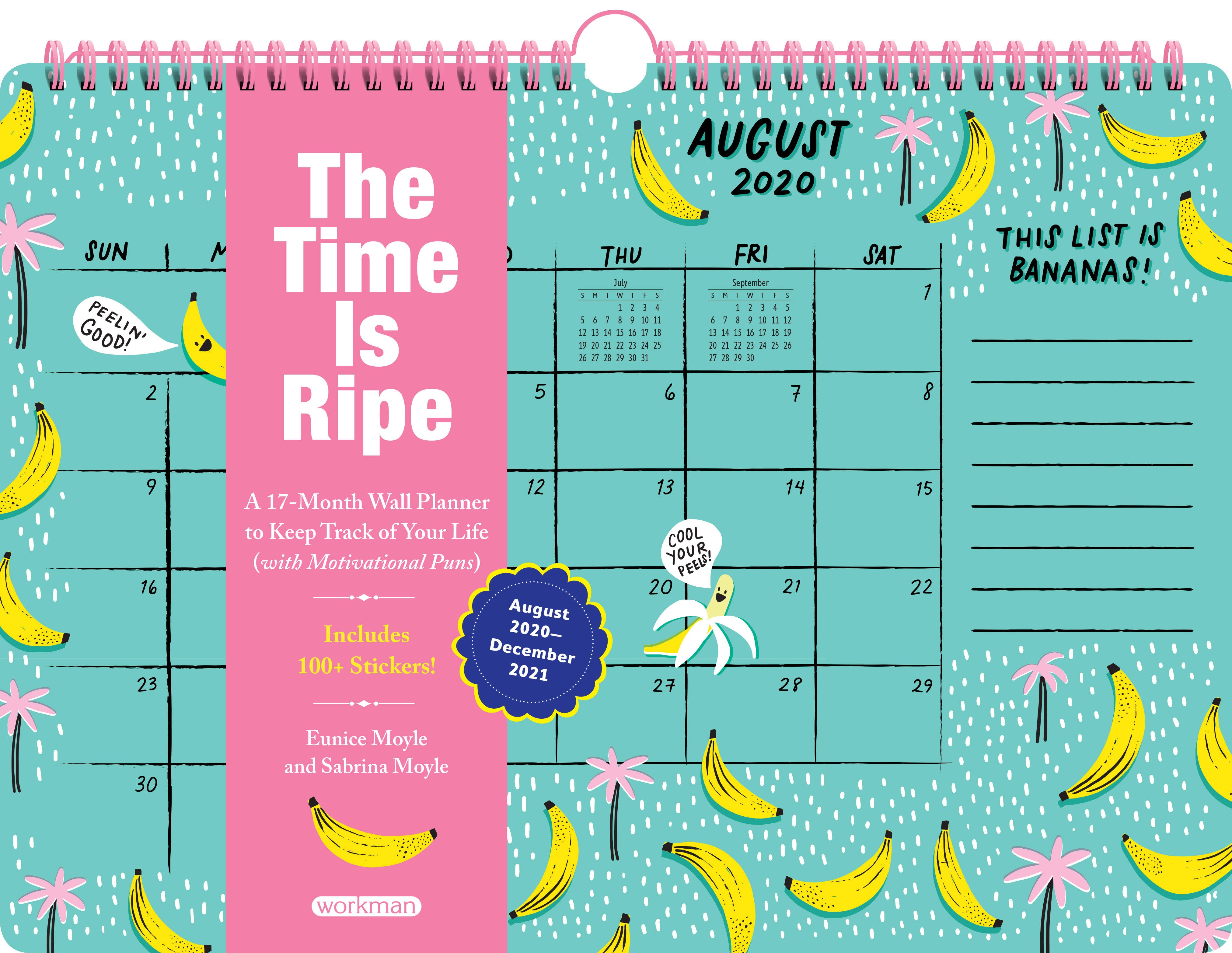THE TIME IS RIPE PERSONAL 17-MONTH WALL CALENDAR 2021 9781523510276