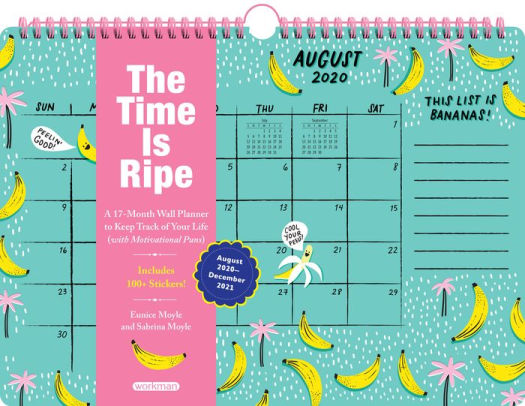 THE TIME IS RIPE PERSONAL 17-MONTH WALL CALENDAR 2021 9781523510276