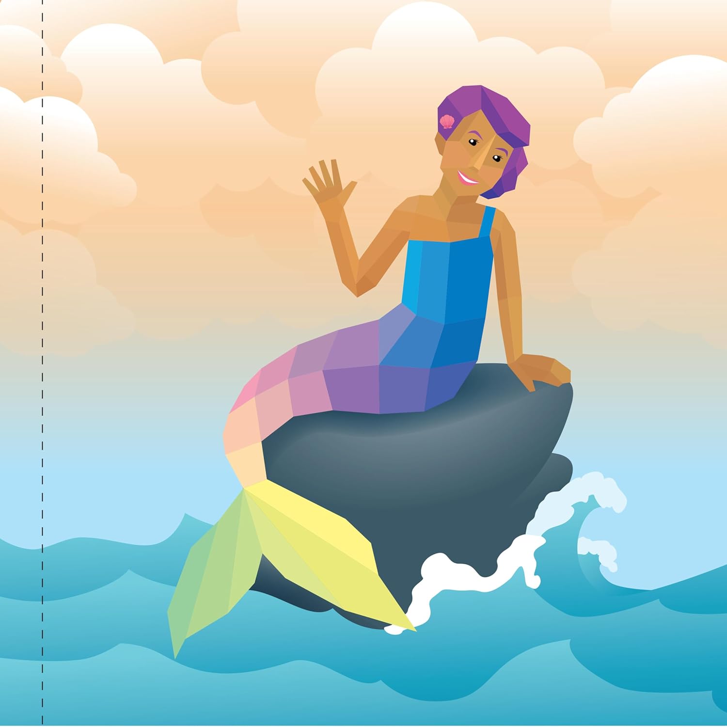 Paint By Sticker Kids: Mermaids & Magic! -Workman Publishing 9781523510436_3