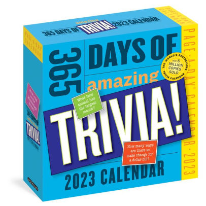 365 Days Of Amazing Trivia! Page-A-Day Calendar 2023 - Workman 9781523514939_8ae612bf-5ec1-46ac-b84c-39ca780b9e9d