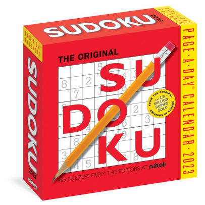 Original Sudoku Page-A-Day Calendar 2023 - Workman 9781523515370_e71d93ac-ae68-4f56-9df2-2bf299fda15a