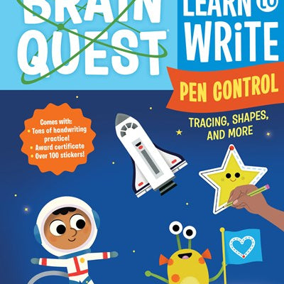 Brain Quest Learn To Write: Pen Control, Tracing, Shapes, And More by Workman Pu 9781523515998