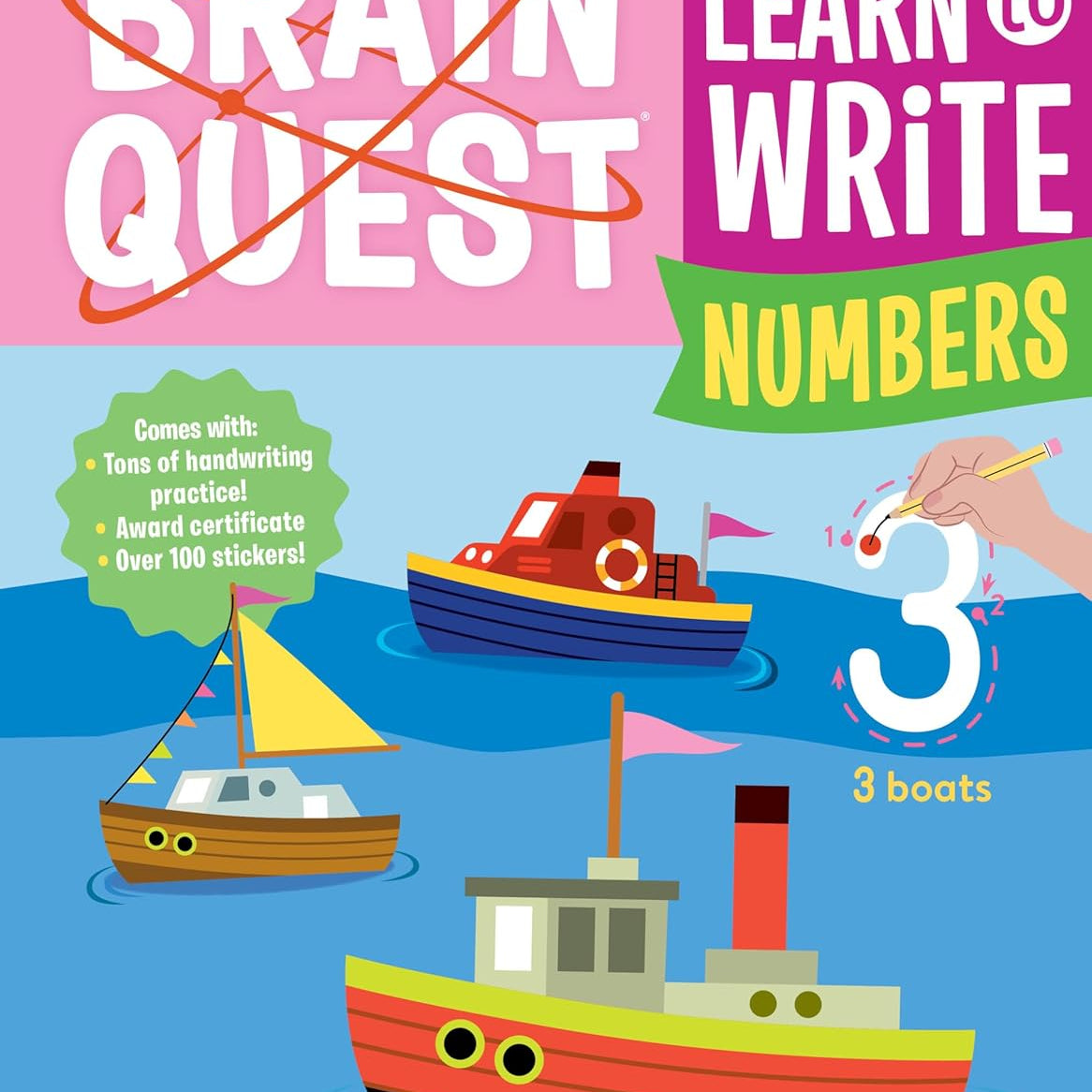 Brain Quest Learn To Write: Numbers by Workman Publishing 9781523516018
