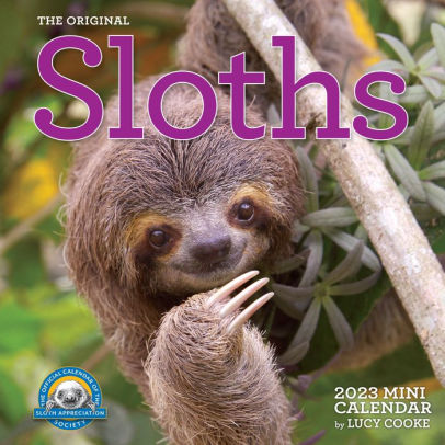 Original Sloths Mini Wall Calendar 2023 - Workman 9781523516131_34a5fe33-d6a2-43d8-a624-d216e783ac89