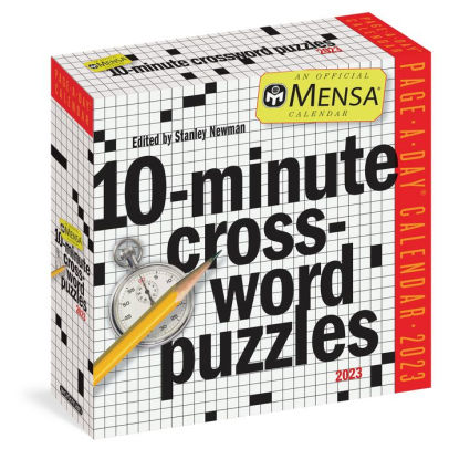 Mensa 10-Minute Crossword Puzzles Page-A-Day Calendar 2023 - Workman 9781523516612_0f3b8fab-b097-4b7f-af8e-16898faec299