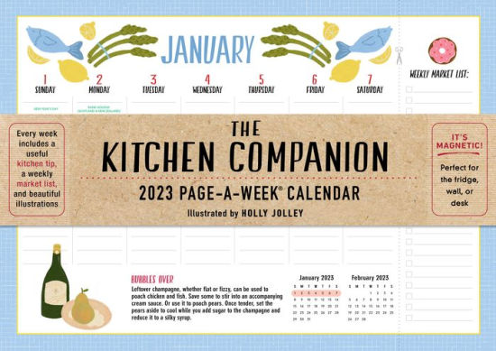 The Kitchen Companion Page-A-Week Calendar 2023 - Workman 9781523517190_4e985774-8af2-49d2-9ef6-9c6a44514836