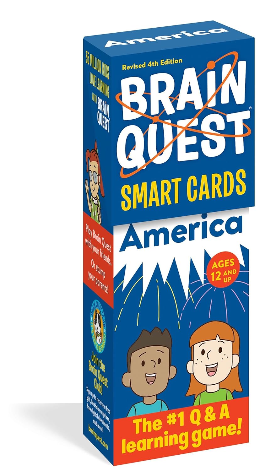 Brain Quest America Smart Cards Revised 4Th Edition by Workman Publishing 9781523517312