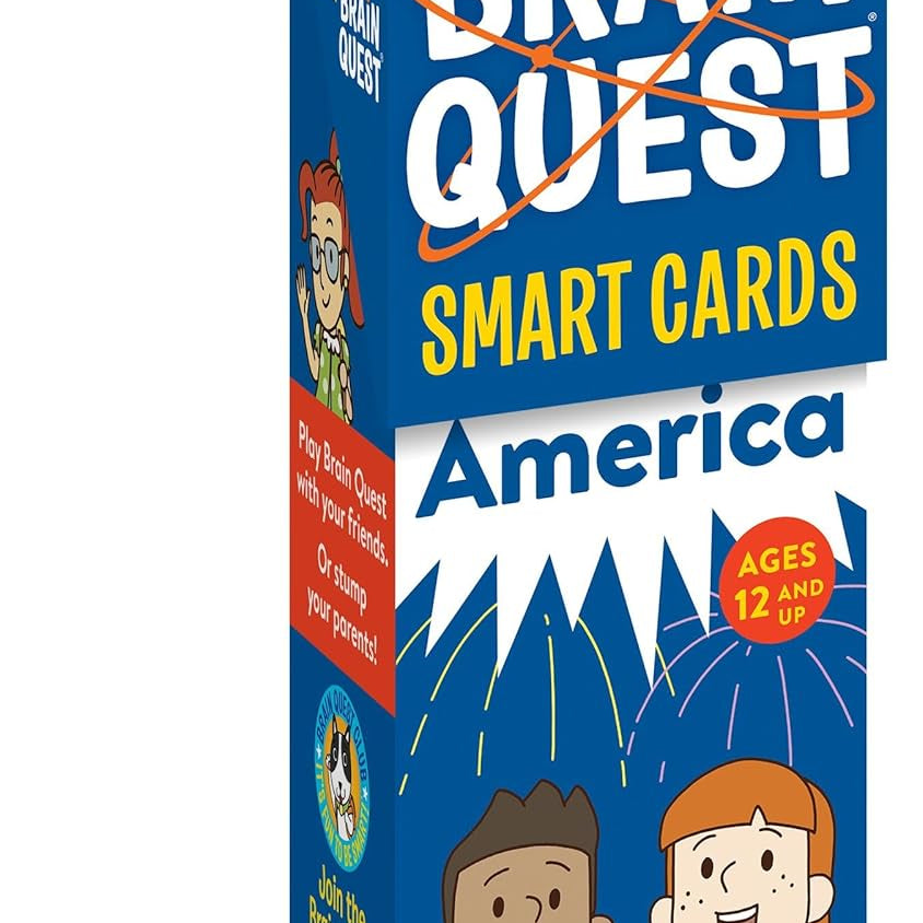 Brain Quest America Smart Cards Revised 4Th Edition by Workman Publishing 9781523517312
