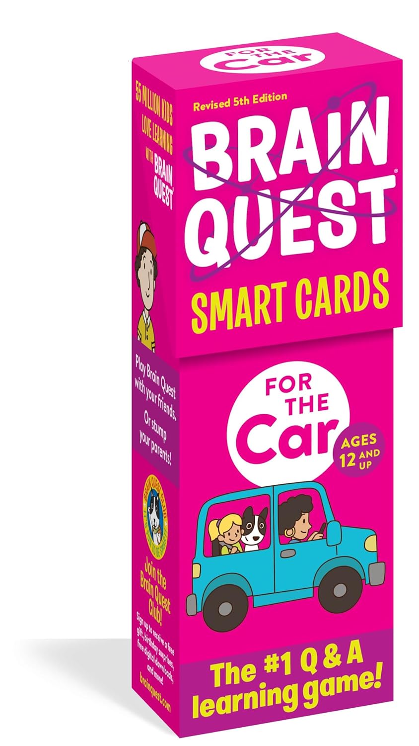 Brain Quest For The Car Smart Cards Revised 5Th Edition by Workman Publishing 9781523517329