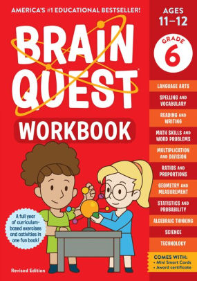 Brain Quest Workbook: 6Th Grade Revised Edition by Walker. Persephone 9781523517404
