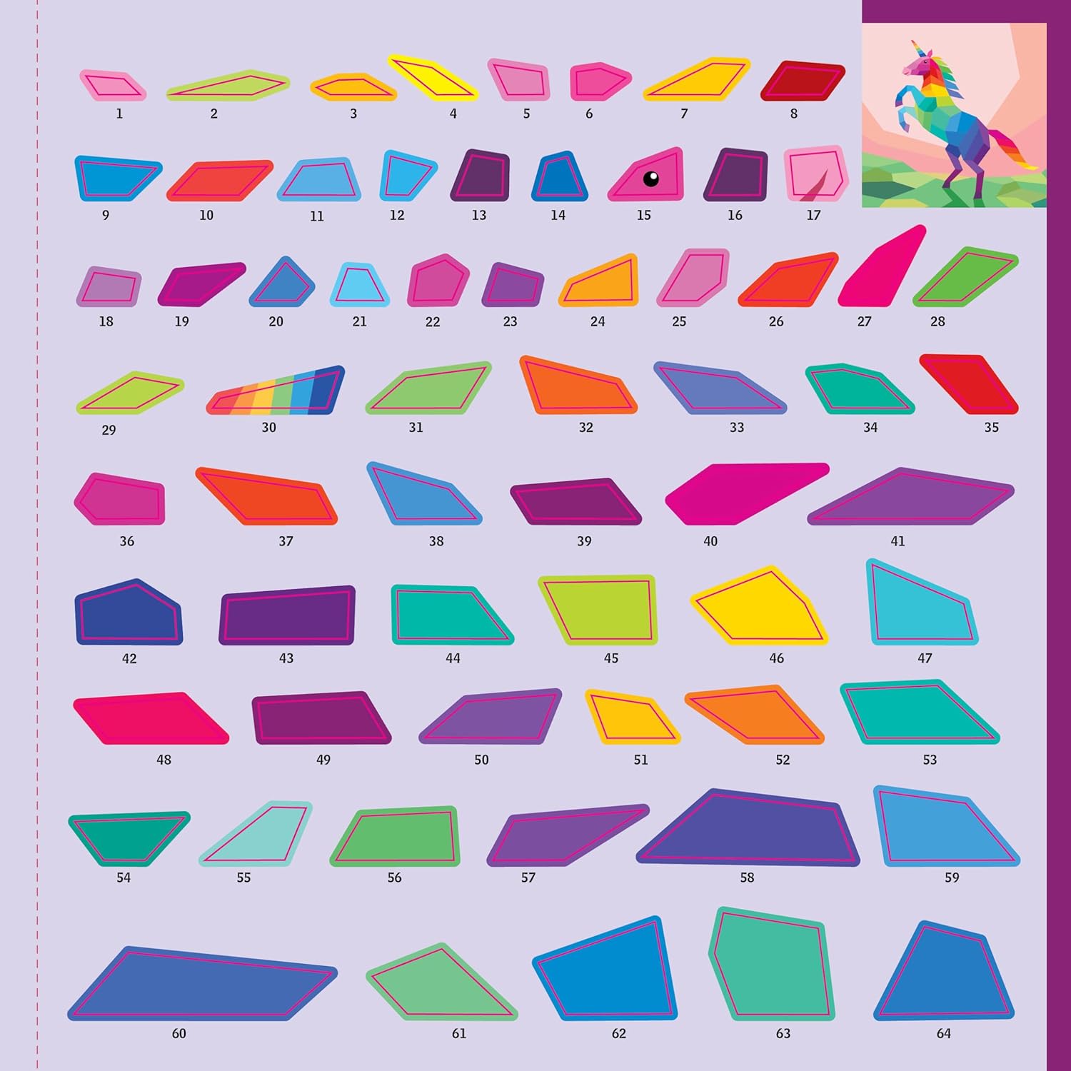Paint By Sticker Kids: Rainbows Everywhere! by Workman 9781523517756_6