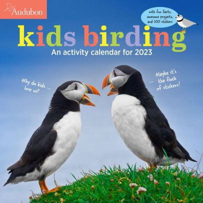 Audubon Kids Birding Wall Calendar 2023 - Workman 9781523518128_979586c5-5aff-4d29-bff1-d22bb0340334