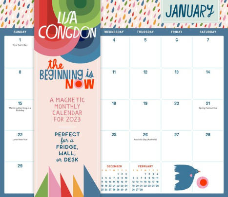The Beginning Is Now: A Magnetic Monthly Calendar 2023 - Workman 9781523518142_6b4eabb6-ddfe-42e8-81bc-f706b91ad55f