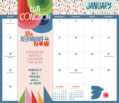 The Beginning Is Now: A Magnetic Monthly Calendar 2023 - Workman 9781523518142_6b4eabb6-ddfe-42e8-81bc-f706b91ad55f