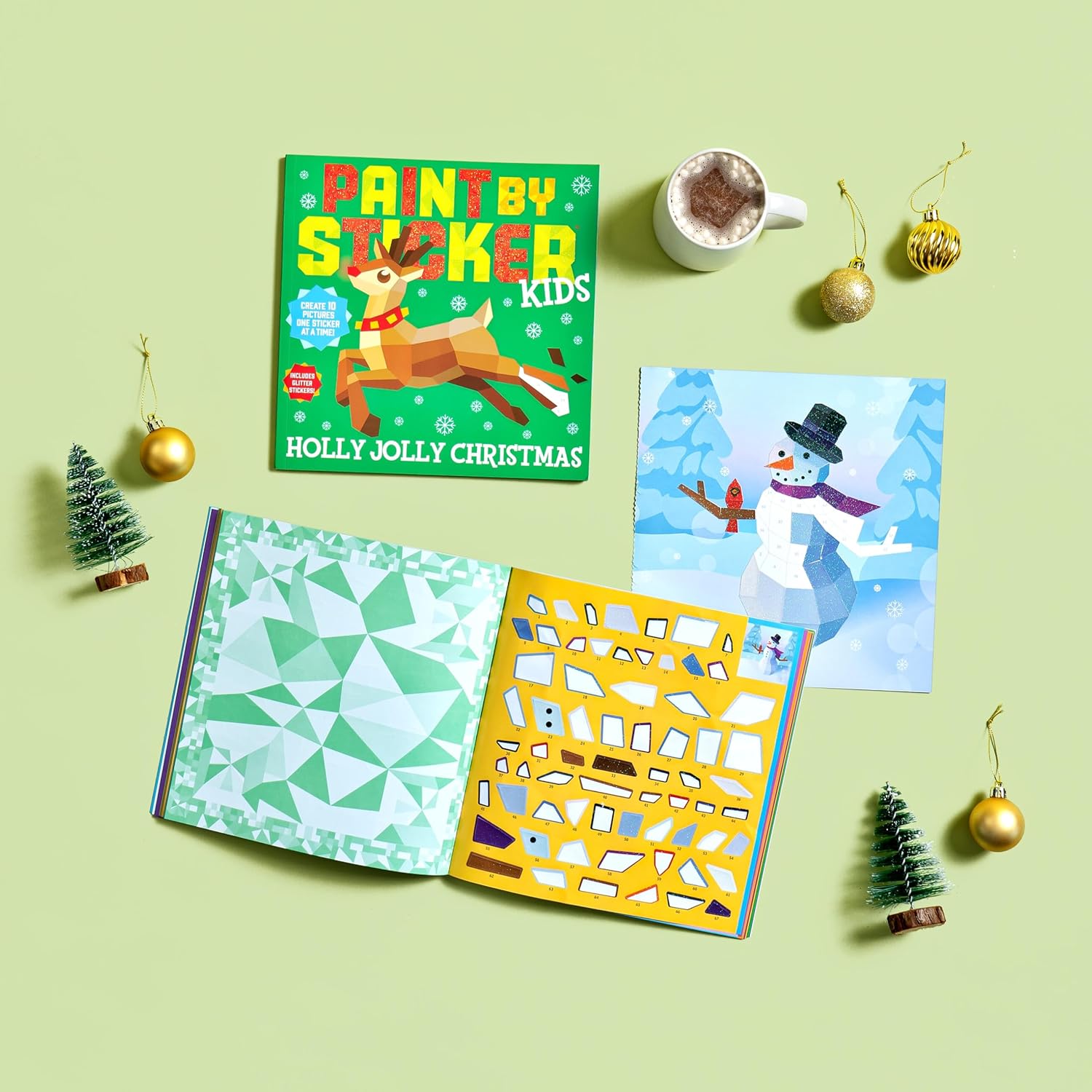 Paint By Sticker Kids: Holly Jolly Christmas - Workman 9781523518562_7