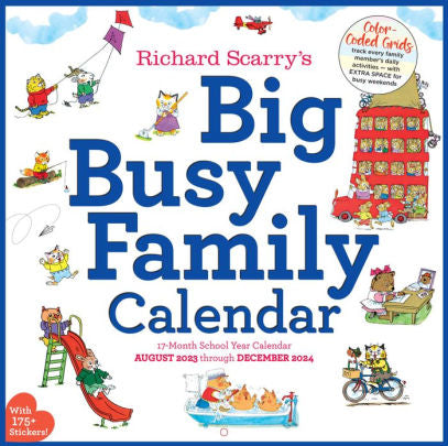 Richard Scarry Big Busy Family 2024 Wall Calendar - Workman Calendars 9781523518890_1d927322-4acd-4156-9a2d-42dc3d49bc06