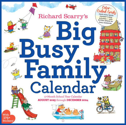 Richard Scarry Big Busy Family 2024 Wall Calendar - Workman Calendars 9781523518890_1d927322-4acd-4156-9a2d-42dc3d49bc06