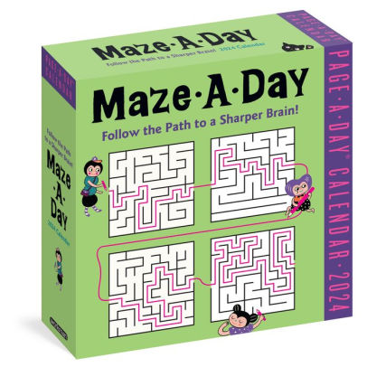 Maze-A-Day Page-A-Day Calendar 2024 - Workman Calendars 9781523519347_2b0d6d76-094d-429a-a057-53f44b48dc68