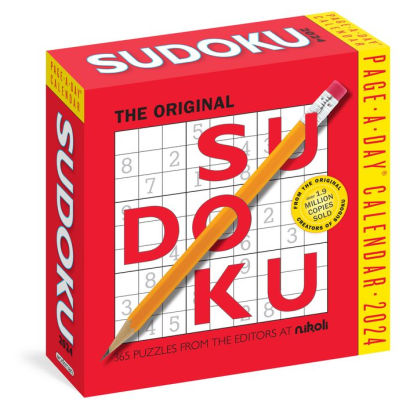 Original Sudoku Page-A-Day Calendar 2024 - Workman Calendars 9781523519514_6d614493-7e1b-4d06-bc99-5e7674cde42b