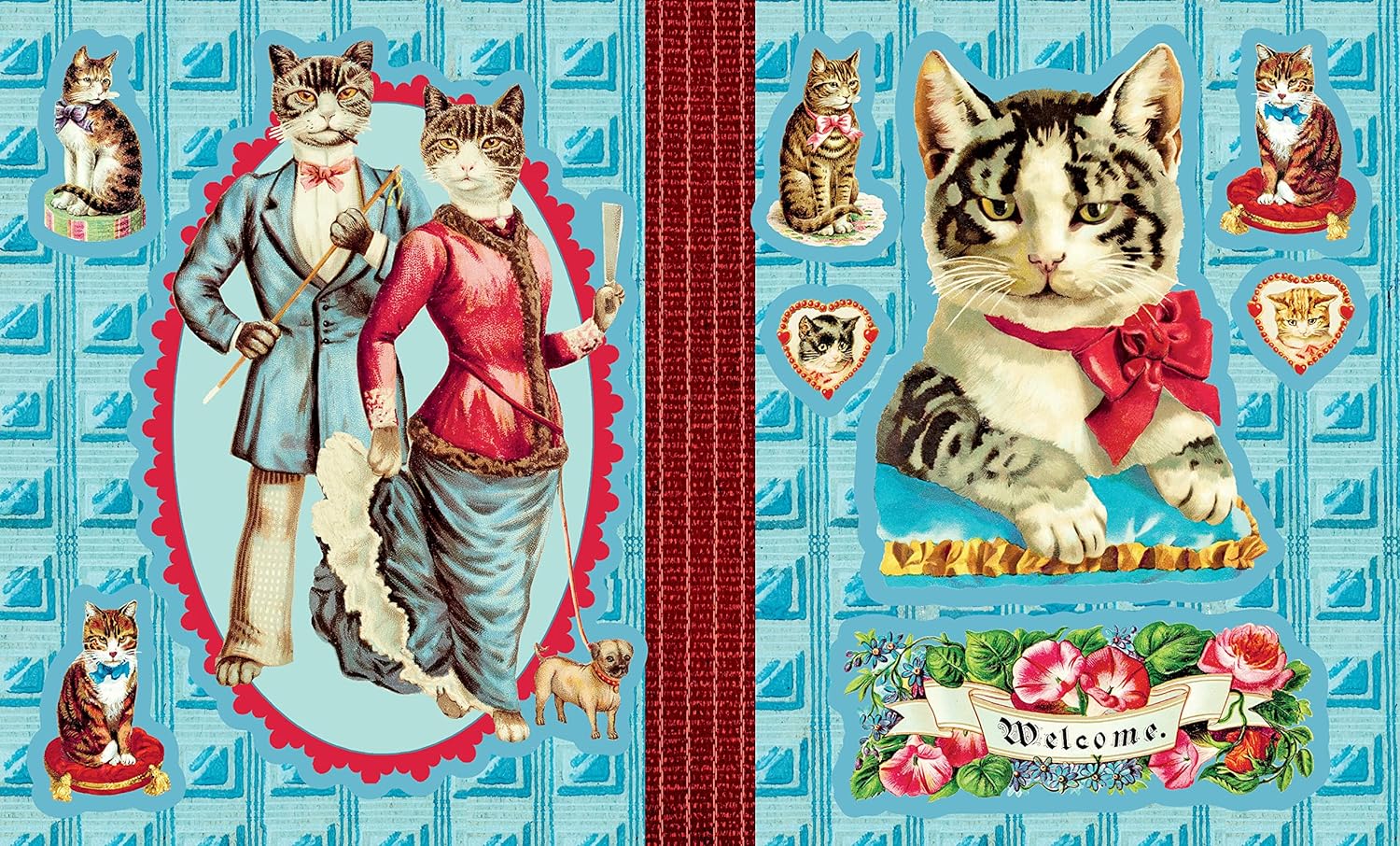 Victoriana Cats: The Sticker Book - Hart. Cynthia 9781523523757_1